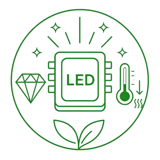 Premium High-Brightness Low-Heat Branded LED Chip Technology